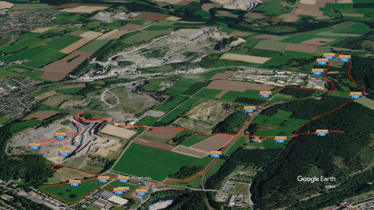 Historischer Streckenentwurf für den abgesagten Lauf in Warstein 2026