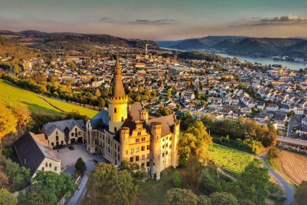 Schloss Arenfels an der Strecke des Hotfoot Run in Bad Hönningen