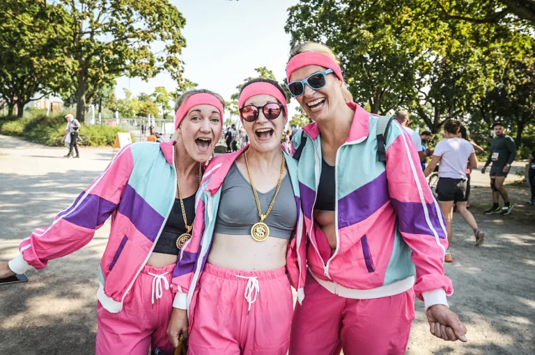 Hotfoot-Run-Team auf der Strecke